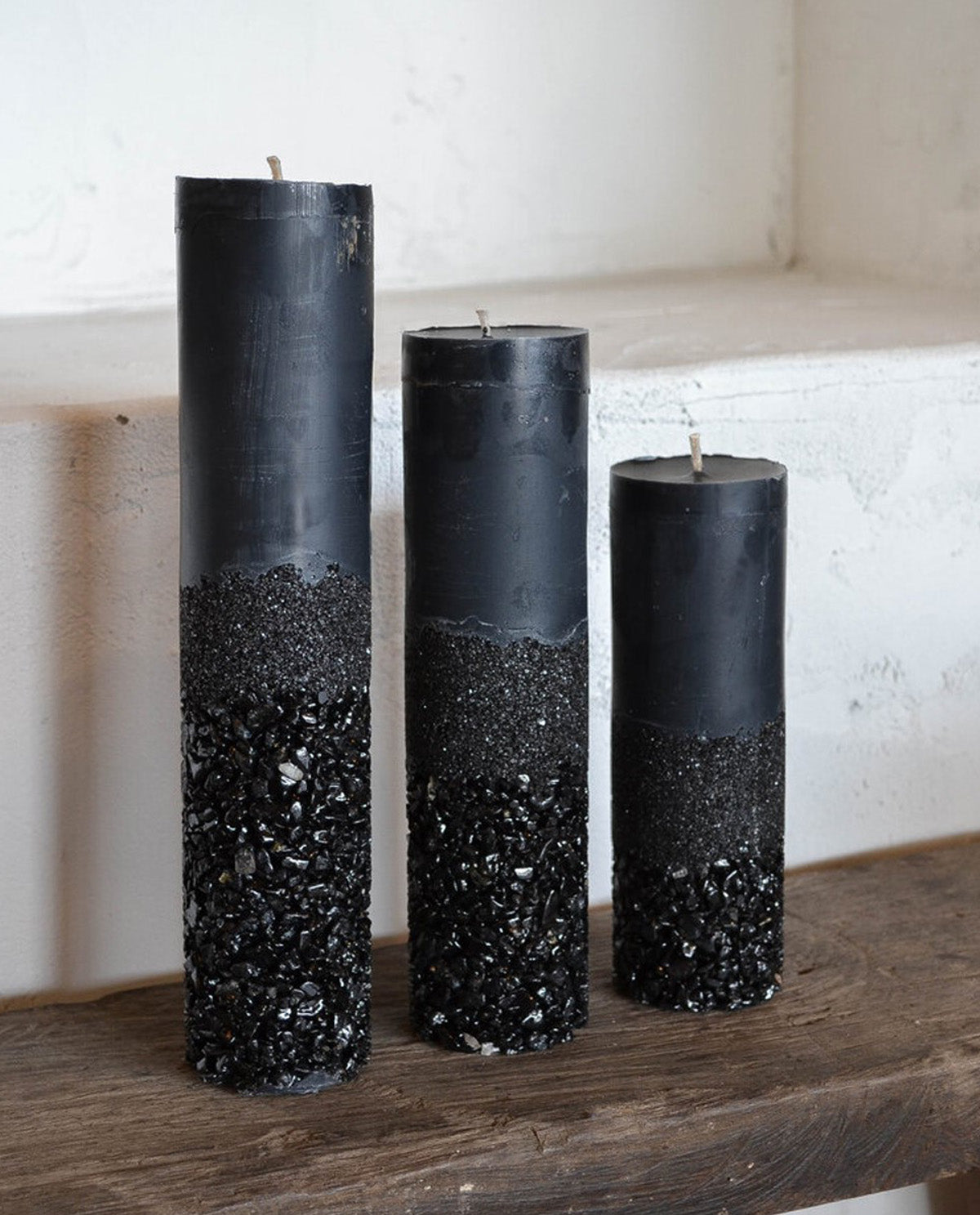 Night Goddess Thin Crystal Candle